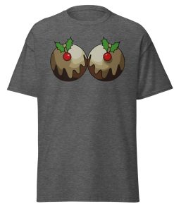 Christmas T-shirt with Christmas Puddings Funny Festive T-shirt