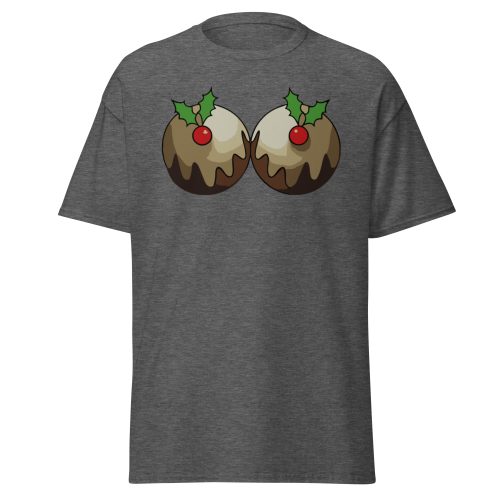Christmas T-shirt with Christmas Puddings Funny Festive T-shirt