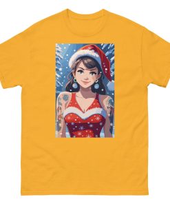 Christmas T-shirt – Anime Girl in Festive Christmas t-shirt