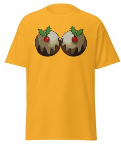Christmas T-shirt with Christmas Puddings Funny Festive T-shirt