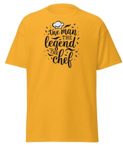 The Man The Legend The Chef T-shirt for Men Who Cook and Bake