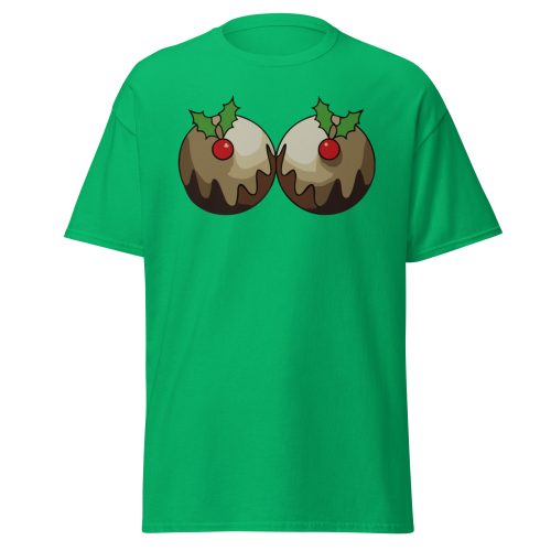 Christmas T-shirt with Christmas Puddings Funny Festive T-shirt