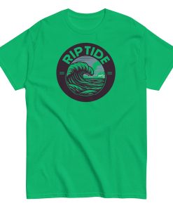 Rip Tide Men’s T-shirt Surfing Wave T-shirt Design
