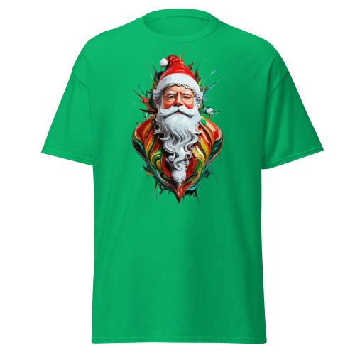 Santa Claus Splash Paint T-shirt Father Christmas T-shirt