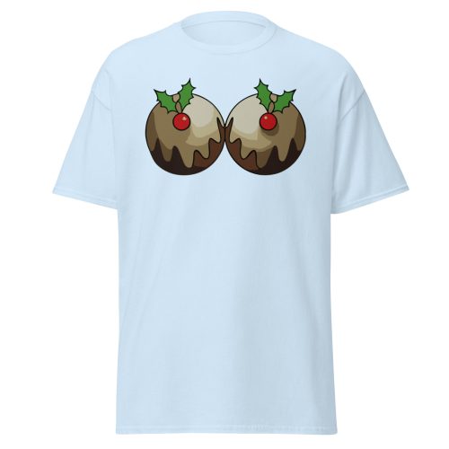 Christmas T-shirt with Christmas Puddings Funny Festive T-shirt