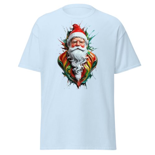 Santa Claus Splash Paint T-shirt Father Christmas T-shirt