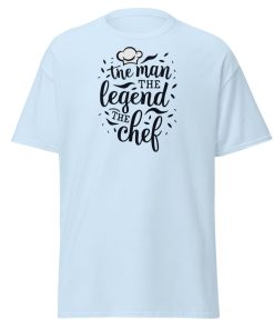 The Man The Legend The Chef T-shirt for Men Who Cook and Bake
