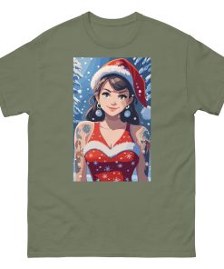 Christmas T-shirt – Anime Girl in Festive Christmas