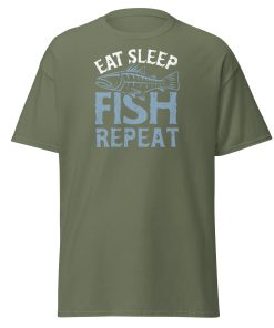 Eat Sleep Fish Repeat T-shirt Fishermen Angler t-shirts