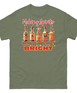 Making Spirits Bright Christmas T-shirt Festive Fun T-shirt