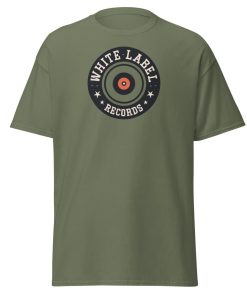 White Label Records T-shirt Vinyl Record T-shirt Design
