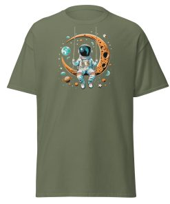 Astronaut on a Swing Swinging from the Moon T-shirt