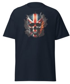 Skull Union Jack T-shirt Design