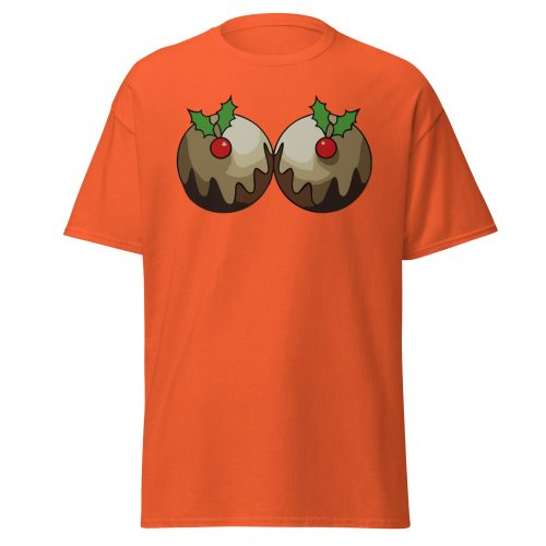 Christmas T-shirt with Christmas Puddings Funny Festive T-shirt