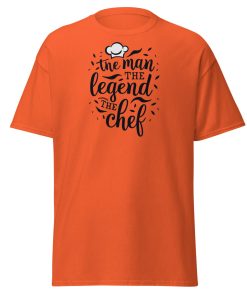 The Man The Legend The Chef T-shirt for Men Who Cook and Bake