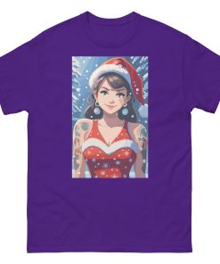 Christmas T-shirt – Anime Girl in Festive Christmas