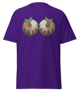 Christmas T-shirt with Christmas Puddings Funny Festive T-shirt