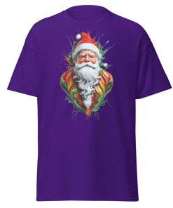 Santa Claus Splash Paint T-shirt Father Christmas T-shirt