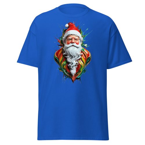 Santa Claus Splash Paint T-shirt Father Christmas T-shirt