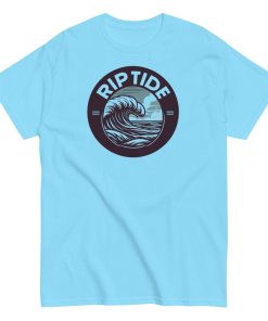 Rip Tide Men’s T-shirt Surfing Wave T-shirt Design