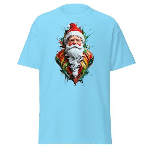 Santa Claus Splash Paint T-shirt Father Christmas T-shirt