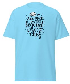 The Man The Legend The Chef T-shirt for Men Who Cook and Bake