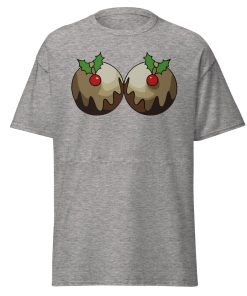 Christmas T-shirt with Christmas Puddings Funny Festive T-shirt