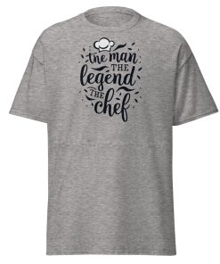 The Man The Legend The Chef T-shirt for Men Who Cook and Bake
