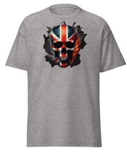 Skull Union Jack T-shirt Design
