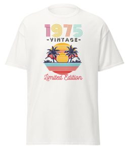 1975 Classic Vintage Limited Edition T-Shirt Present For Born In 1975