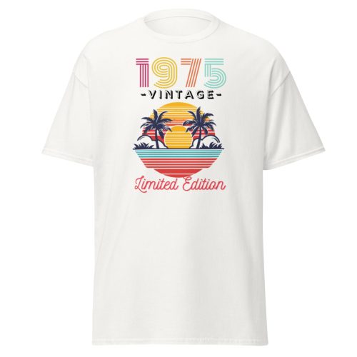 1975 Classic Vintage Limited Edition T-Shirt Present For Born In 1975