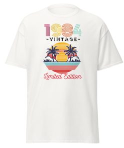 1984 Classic Vintage Limited Edition Birthday T-Shirt Present Born In 1984