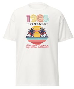 1985 Classic Vintage Limited Edition Birthday T-Shirt Present Born In 1985