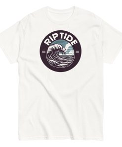 Rip Tide Men’s T-shirt Surfing Wave T-shirt Design
