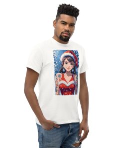Christmas T-shirt – Anime Girl in Festive Christmas