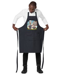 BBQ Legend – Organic Cotton Apron for men who love to Barbeque