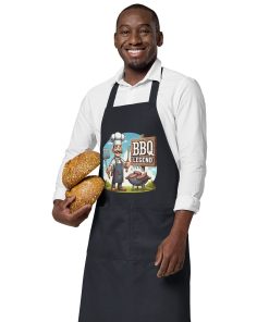 BBQ Legend – Organic Cotton Apron for men who love to Barbeque