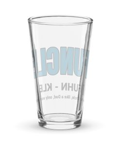 FUNCLE – Gift Pint Glass For Uncle Birthday Present