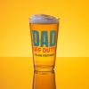 DAD Off Duty Go Ask Your Mum – Pint Glass Gift For Dad