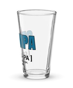 GRUM-PA Pint Glass – Gift for Grumpy Grandpas Birthday Present