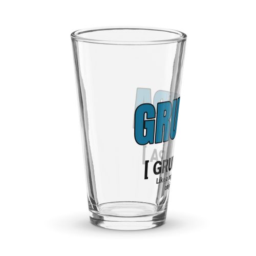 GRUM-PA Pint Glass – Gift for Grumpy Grandpas Birthday Present