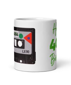 Happy 40th Birthday Mug Best Of 1984 Cassette Tape Mug Gift