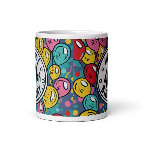 Happy 40th Birthday Gift Mug – 40th Birthday Mug