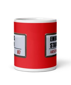 Arsenal Mug Emirates Stadium N7 Sign Mug