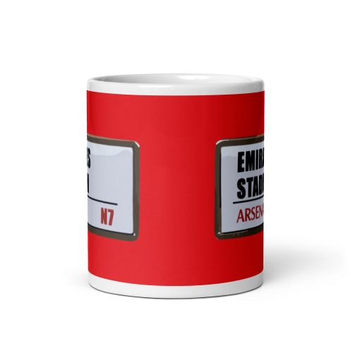 Arsenal Mug Emirates Stadium N7 Sign Mug