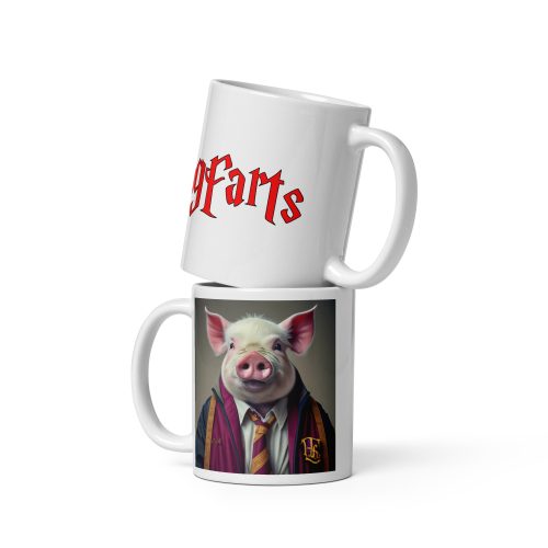 Hogfarts Pig in Harry Potter Uniform Mug