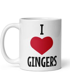I Heart Gingers – Gift Mug For People Who Love Gingers