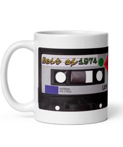 Happy 50th Birthday Mug Best of 1974 Cassette Tape Mug Gift
