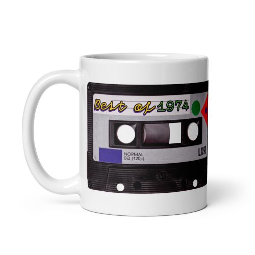 Happy 50th Birthday Mug Best of 1974 Cassette Tape Mug Gift