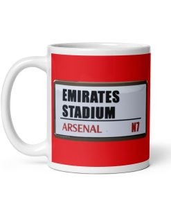Arsenal Mug Emirates Stadium N7 Sign Mug
